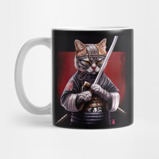 Samurai Cat. “Cat art” Mug